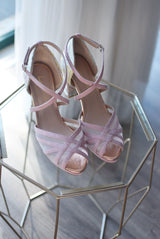 ANTONELLA Rosa bordado de hilo - Lomas-shoes