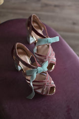 CIARA Dark Rosé Blossom - Lomas-shoes